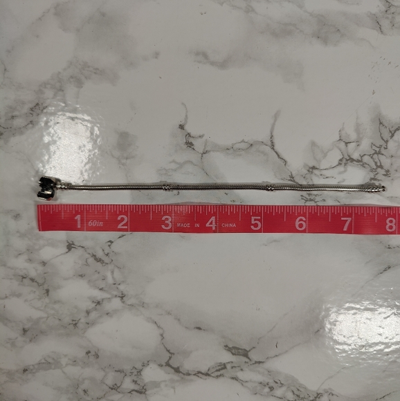 Pandora Moments Sterling Silver Snake Chain Bracelet with Clasp Closure - Picture 6 of 6